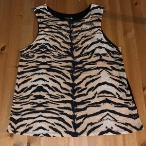 Forever 21 Tiger Print Tank Size M NWOT